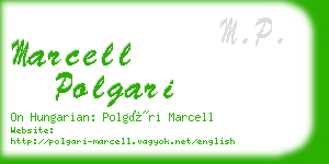 marcell polgari business card